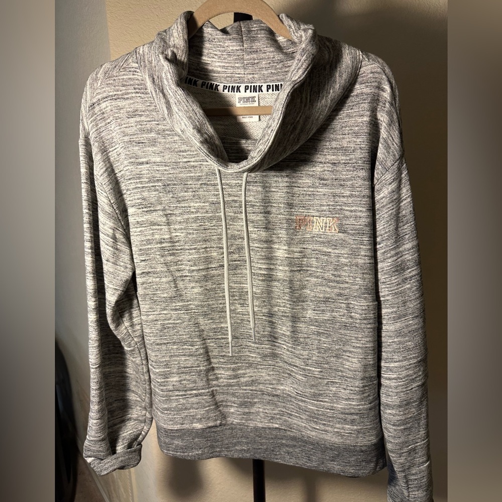 #6. Gray Sweatshirt by  PINK Victoria Secret Size:M